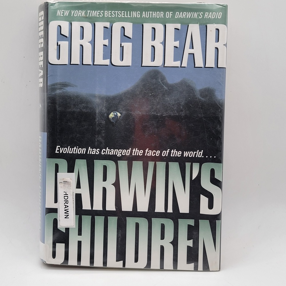 Greg Bear‎ Darwin's Children Hardcover First Edition Ex-Library Fair